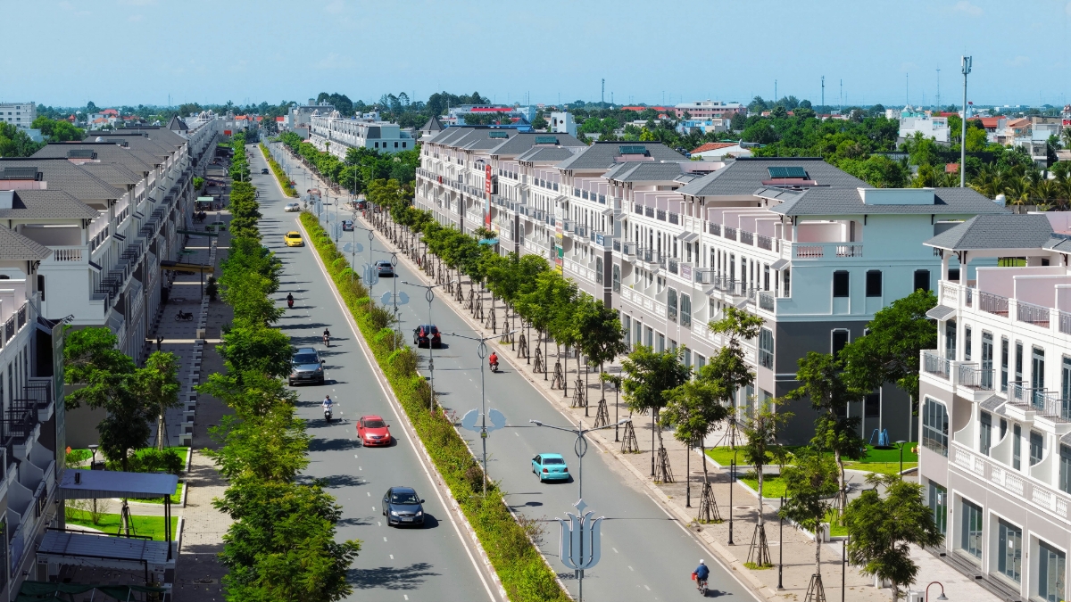 Shophouse đã hiện hữu, sẵn sàng kinh doanh và cho thuê ngay.