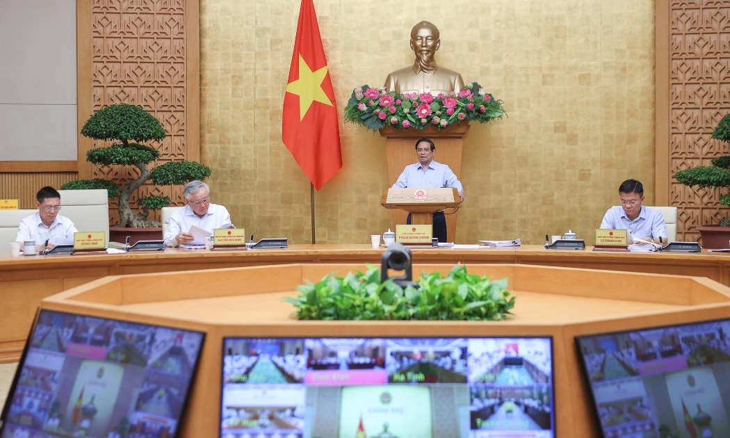 Thủ tướng chủ trì phiên họp - Ảnh: VGP