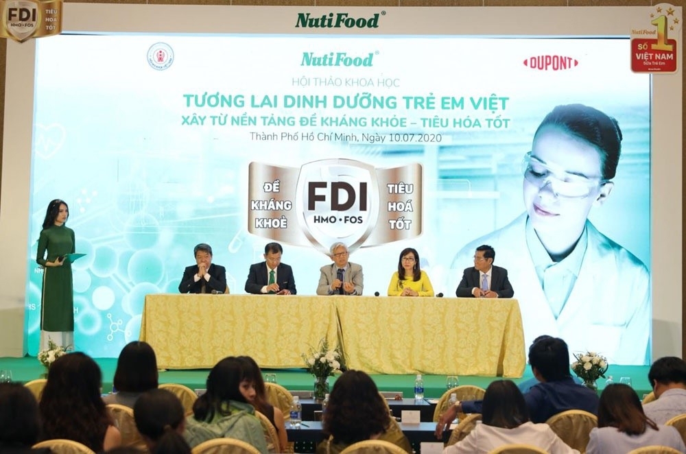FDI - nền tảng "đề kháng khỏe, tiêu hóa tốt" trong gần 10 sản phẩm GrowPLUS .