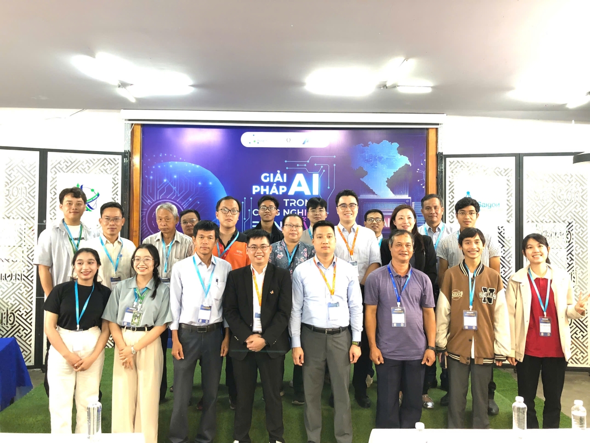 Hội thảo với chủ đề “Giải pháp trí tuệ nhân tạo (AI) trong ngành công nghiệp bán dẫn”. Ảnh: SIHUB