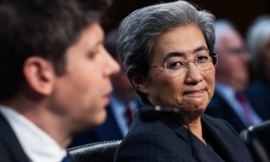 CEO Advanced Micro Devices (AMD) Lisa Su CEO OpenAI Sam Altman tham dự sự kiện của Ủy ban Thương mại, Khoa học và Giao thông Thượng viện với chủ đề “Chiến thắng trong cuộc đua AI: Tăng cường năng lực của Hoa Kỳ về điện toán và đổi mới”. Ảnh: Getty. 