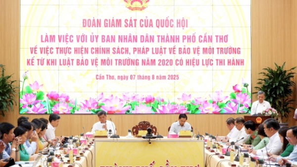 Giám sát thực hiện chính sách pháp luật bảo vệ môi trường tại Cần Thơ