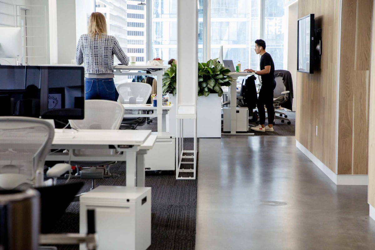 AI đang l&agrave;m gia tăng th&ecirc;m &aacute;p lực l&ecirc;n cắt giảm nh&acirc;n sự ng&agrave;nh c&ocirc;ng nghệ. Ảnh: Eric Risberg, STF/Associated Press.