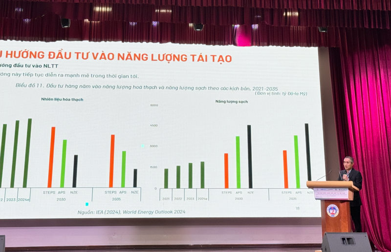 The "Made in Vietnam energy dialogue" held in Hanoi on June 18. (Photo: Phuong Hoa)