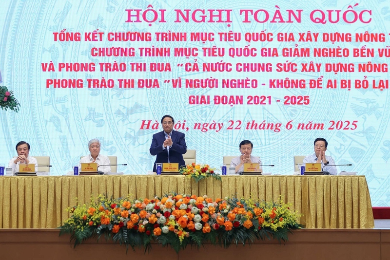 Thủ tướng Phạm Minh Chính chủ trì hội nghị. Ảnh VGP.