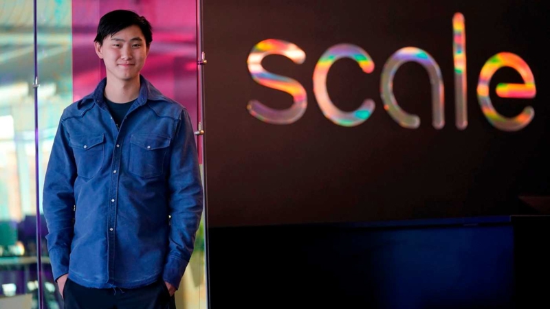 Phần giá trị nhất trong thương vụ Meta đầu tư vào Scale AI có lẽ là người đứng đầu startup này - anh Alexandr Wang. Ảnh: AP