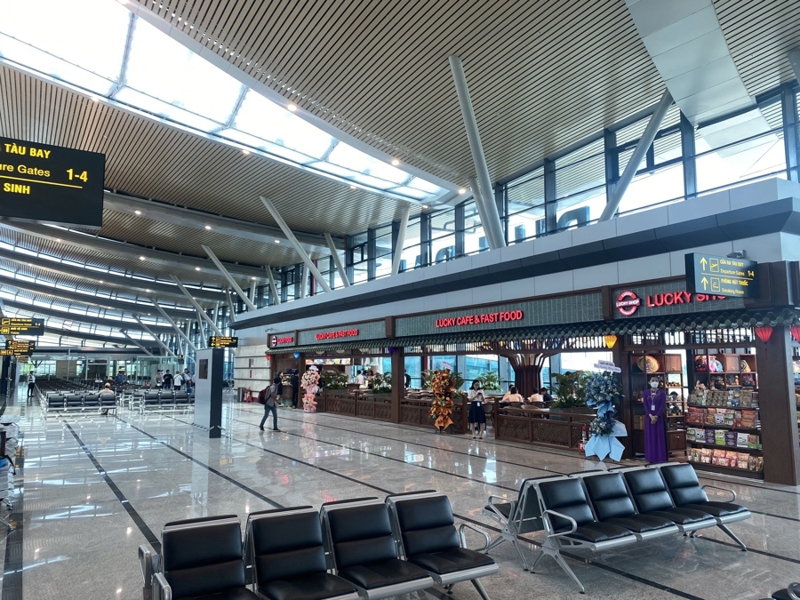 A corner of Phu Bai International Airport.