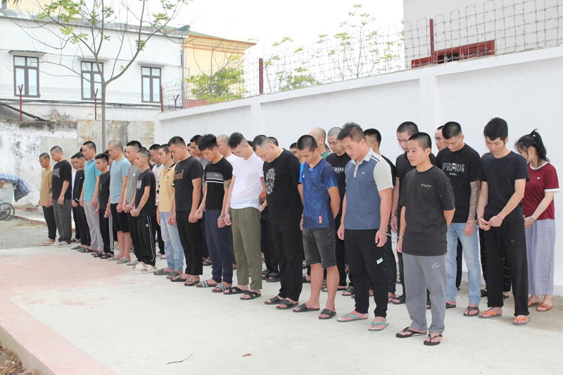 Suspects in transnational scam ring arrested.