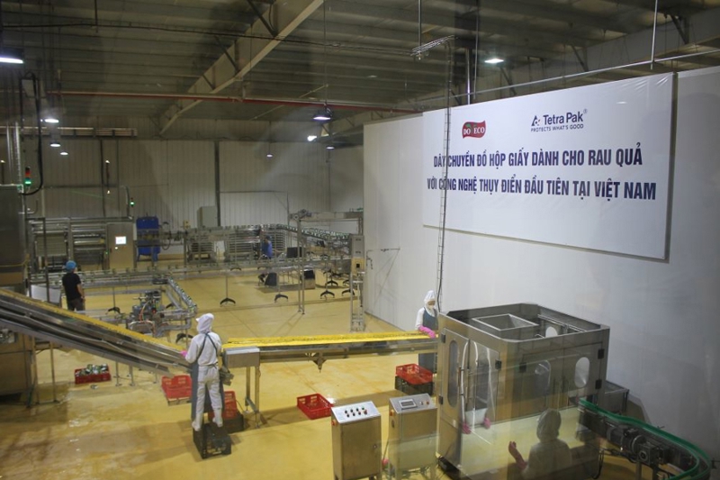 The production line is based at Doveco factory in Son La province. Photo: Chu Khoi