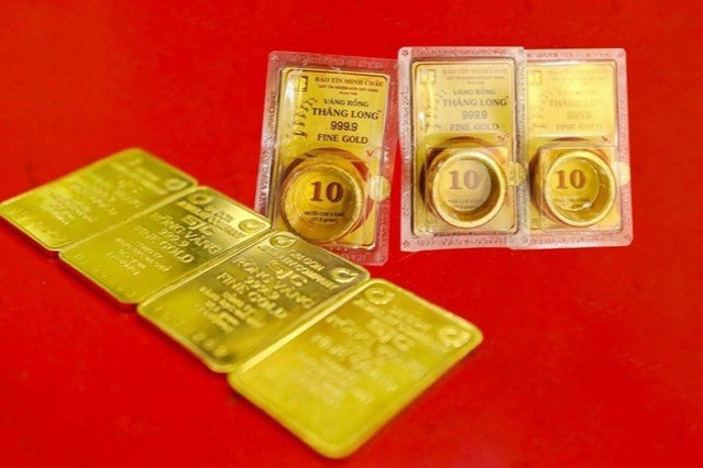 Giá vàng miếng giảm 400 nghìn đồng sau khi tăng 2,1 triệu đồng/lượng kể từ đầu tuần