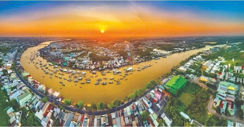 Part of the Mekong Delta