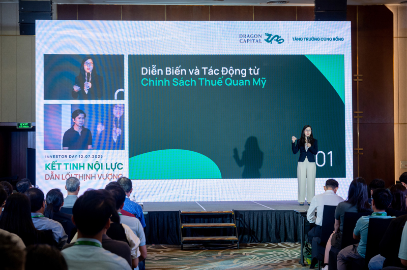 Tọa đàm Investor Day 2025 với chủ đề "Kết tinh nội lực, dẫn lối thịnh vượng" do Dragon Capital tổ chức. Ảnh: Dragon Capital