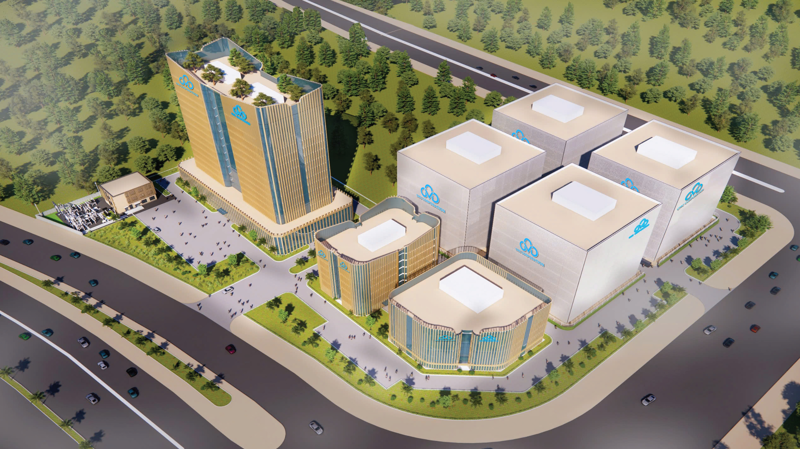 Hyperscale DC SHTP ứng dụng Digital Twin và năng lượng tái tạo, hướng tới mô hình Green DC (Trung tâm dữ liệu Xanh) chuẩn quốc tế.