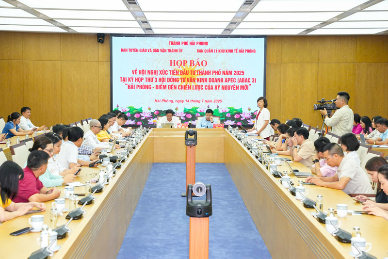 At a press conference held by Hai Phong city on July 14 to introduce the ABAC III and the investment promotion conference.