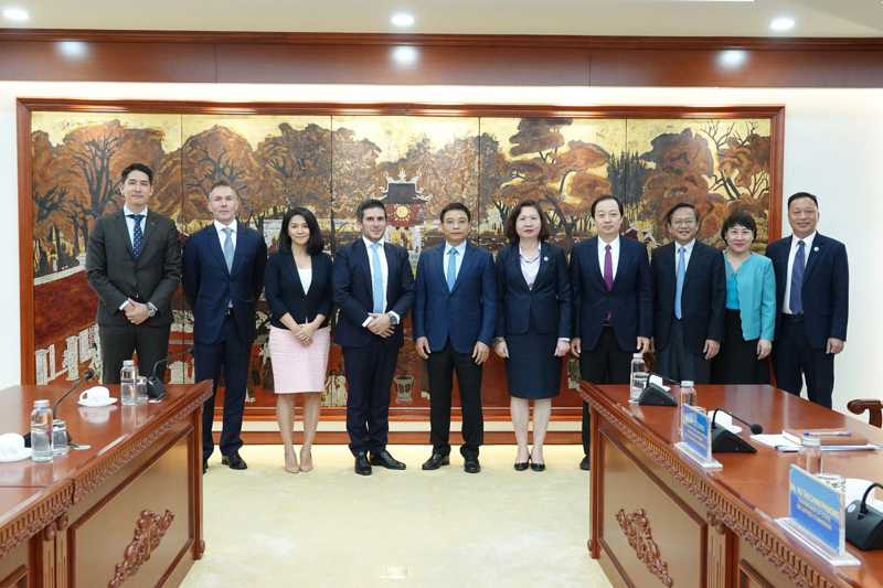 Buổi làm việc giữa Bộ trưởng Bộ Tài chính và đại diện Tổ chức FTSE Russell 