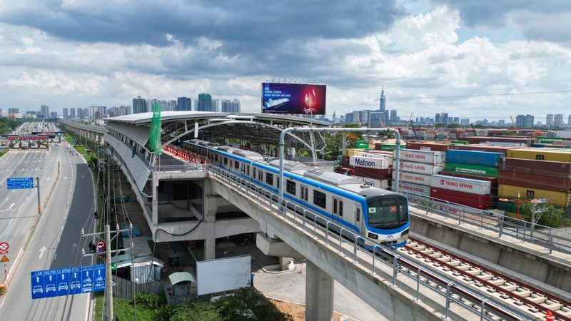 Tuyến metro Bến Thành - Suối Tiên. Ảnh minh họa.
