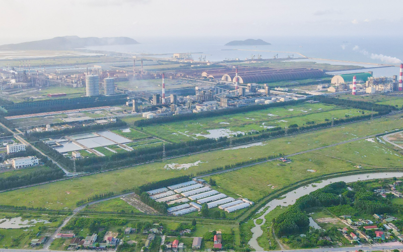 A view of Vung Ang Economic Zone.
