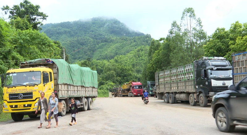 A view of Na Meo Border Gate in Thanh Hoa province.
