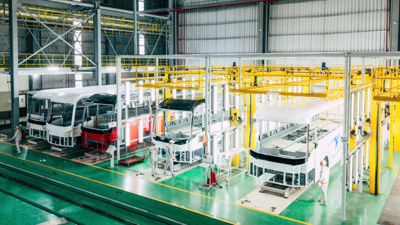 Tính đến hết tháng 6/2025, Kim Long Motor Huế đã sản xuất 2.100 xe khách