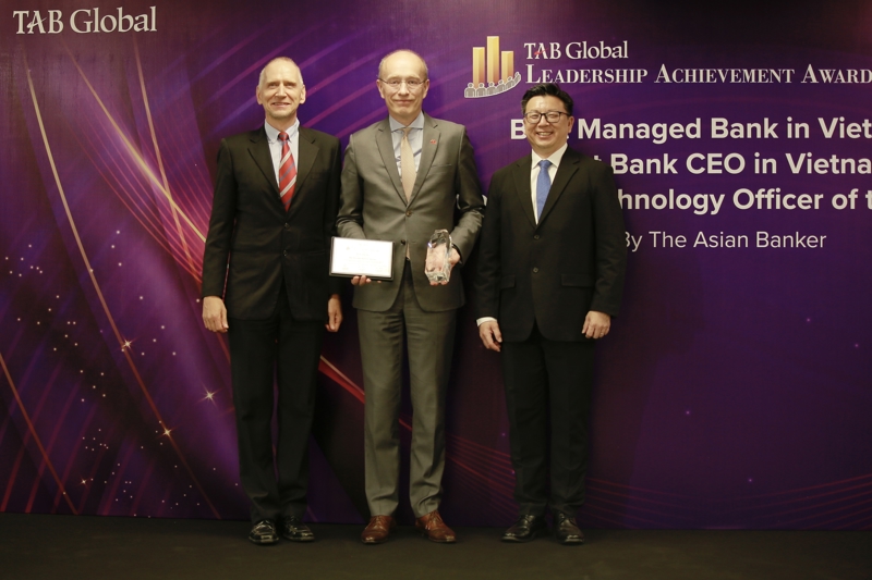 Three prestigious awards recognising Techcombank’s excellence in digital innovation, sustainability, and leadership at The Asian Banker Awards 2025.