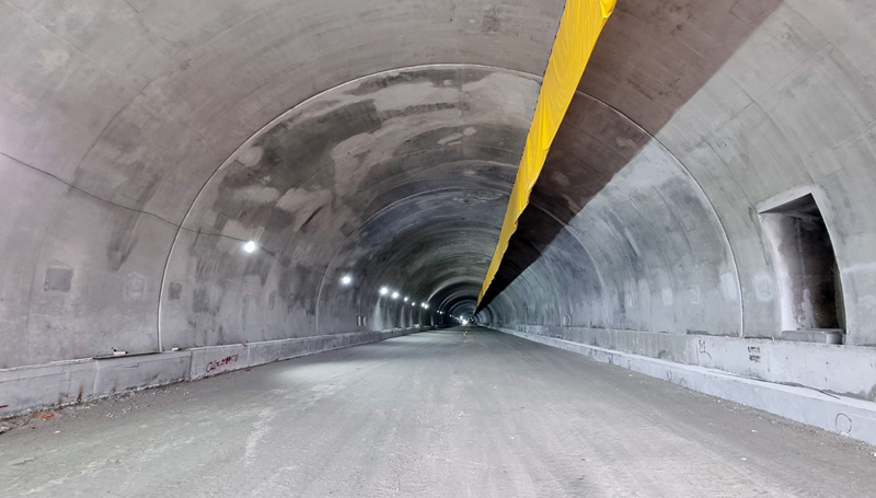 Hầm Núi Vung thuộc Dự án Cao tốc Cam Lâm - Vĩnh Hảo.
