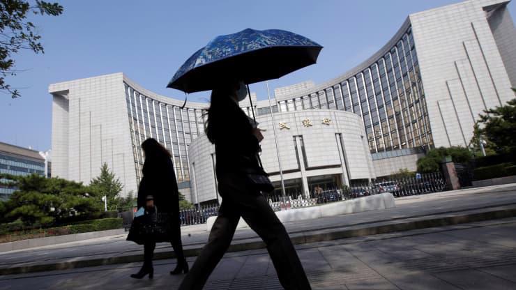 Trụ sở Ngân hàng Trung ương Trung Quốc (PBoC) ở Bắc Kinh - Ảnh: Bloomberg.