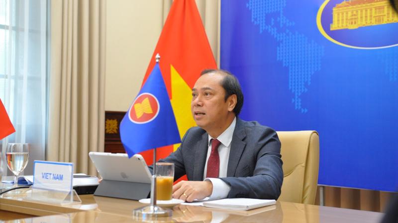 Thứ trưởng Ngoại giao Nguyễn Quốc Dũng, Trưởng SOM ASEAN Việt Nam - Ảnh: Bộ Ngoại giao