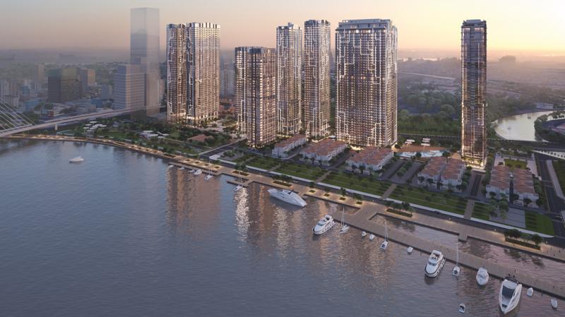 Toàn cảnh quy hoạch tổng thể dự án Grand Marina Saigon.