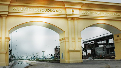 Nhiều hạng mục trong khu đô thị mới Dương Nội của Tập đoàn Nam Cường chậm tiến độ. 