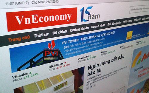 Trong 15 năm xây dựng và phát triển, VnEconomy luôn được nhìn nhận là tờ
 báo điện tử kinh tế hàng đầu và uy tín nhất tại Việt Nam.