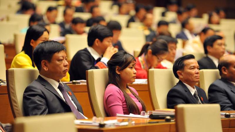 Quốc hội trong một phiên chất vấn trực tiếp tại nghị trường - Ảnh: VNN.