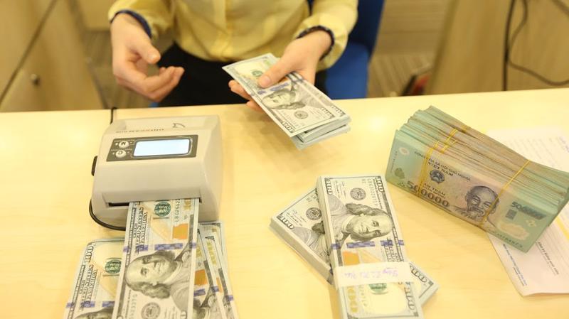 Bên cạnh kênh phát hành tín phiếu, việc Ngân hàng Nhà nước bắt đầu bán ra ngoại tệ cũng đã hút bớt lượng tiền đồng về một cách triệt để hơn - Ảnh: Quang Phúc.