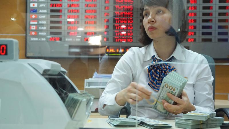 Theo dự báo của chuyên gia HSBC Việt Nam, năm 2019 áp lực lên tỷ giá USD/VND sẽ giảm và dự kiến VND sẽ quay trở về biên độ điều chỉnh tỷ giá hẹp trong năm 2019 trừ trường hợp đồng Nhân dân tệ mất giá mạnh - Ảnh: Quang Phúc.
