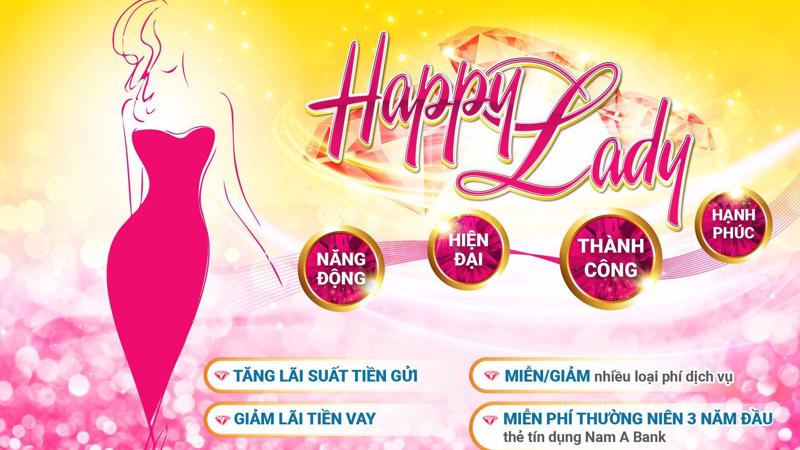 Nam A Bank mong rằng gói sản phẩm "Happy Lady" sẽ là món quà thiết thực sẻ chia bớt lo toan, giúp phụ nữ hoàn thành những kế hoạch tài chính trong tương lai.