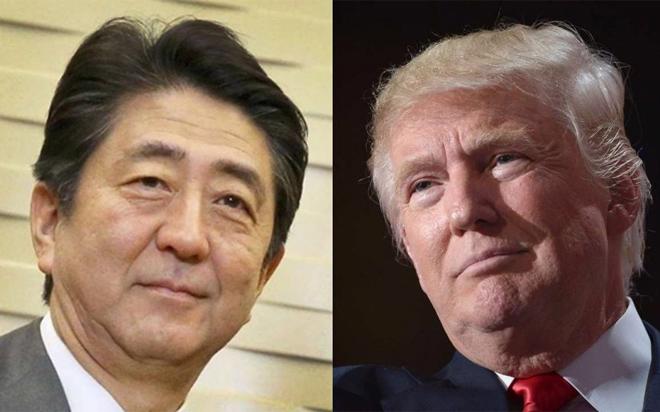 Dự kiến cuộc gặp giữa ông Donald Trump và Thủ tướng Nhật Shinzo Abe sẽ diễn ra vào ngày 17/11, bên lề hội nghị thượng đỉnh APEC được tổ chức tại Peru - Ảnh: SNA Japan.<br>