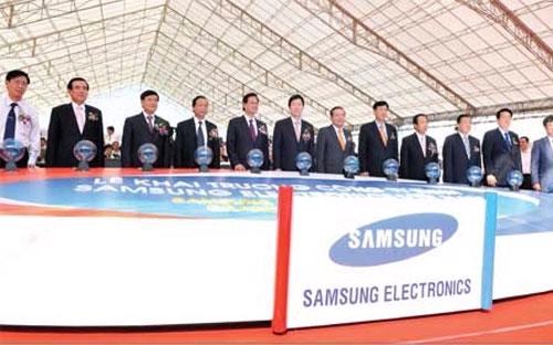 Samsung là một trong những tập đoàn đa quốc gia lớn đầu tư tại Bắc Ninh.<br>