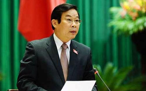 Bộ trưởng Bộ Thông tin và Truyền thông Nguyễn Bắc Son hé lộ khả năng áp dụng 4G tại Việt Nam vào năm 2015 - Ảnh: VGP.<br>