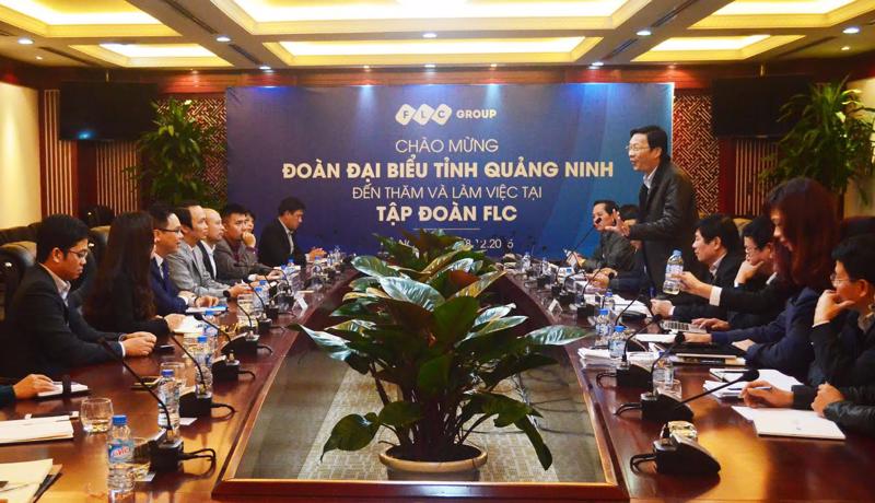 Đánh giá cao những tiềm năng và thế mạnh của Quảng Ninh, Chủ tịch FLC Trịnh Văn Quyết nhấn mạnh mong muốn đầu tư các dự án lớn vào Quảng Ninh.