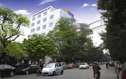 Trụ sở Ngân hàng Sài Gòn - Hà Nội (SHB) tại Hà Nội.<br>