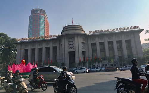 Trụ sở Ngân hàng Nhà nước tại Hà Nội.<br>