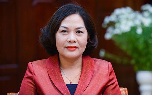 Bà Nguyễn Thị Hồng, Phó thống đốc Ngân hàng Nhà nước.<br>