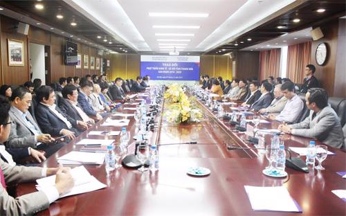 Cuộc gặp giữa lãnh đạo tỉnh Thanh Hóa và nhiều nhà đầu tư hàng đầu Việt Nam như các tập đoàn Vingroup, Sun Group, FLC, HUD, Eurowindow, TH Truemilk, Vietnam Airlines, Vinatex..., do BIDV tổ chức.