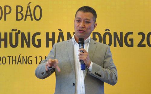 Ông Trần Kinh Doanh, Phó tổng giám đốc Công ty Cổ phần Thế Giới Di Động.<br>