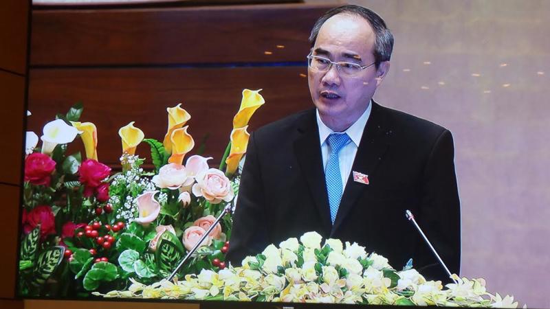Chủ tịch Ủy ban Trung ương Mặt trận Tổ quốc Việt Nam Nguyễn Thiện Nhân.