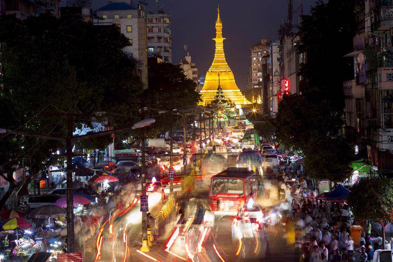 Cố đô Yangon của Myanmar - Ảnh: Bloomberg.<br>