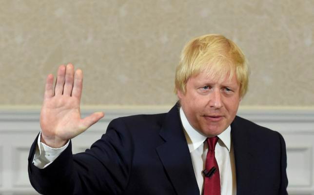 Ông Boris Johnson, cựu thị trưởng London, thủ lĩnh phe Brexit - Ảnh: Reuters.<br>