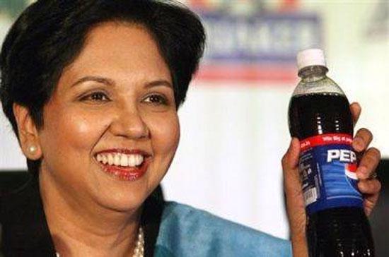 Bà Indra Nooyi, CEO hãng Pepsico.