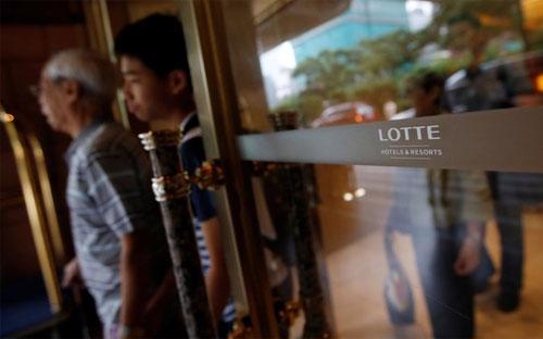 Công ty khách sạn Lotte Hotel là một thành viên của tập đoàn Lotte Group - Ảnh: Reuters/FT.<br>
