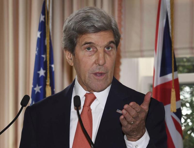 Ngoại trưởng Mỹ John Kerry - Ảnh: AP.<br>
