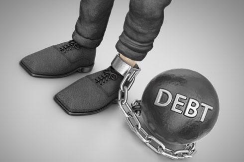 Sự giảm tốc của tăng trưởng toàn cầu đang gây thách thức đối với việc trả nợ.<br>